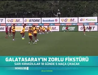 Galatasaray'ın zorlu fikstürü