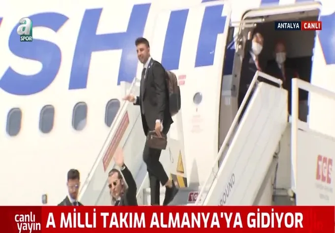 A Milli Takım Almanya'ya gitti!