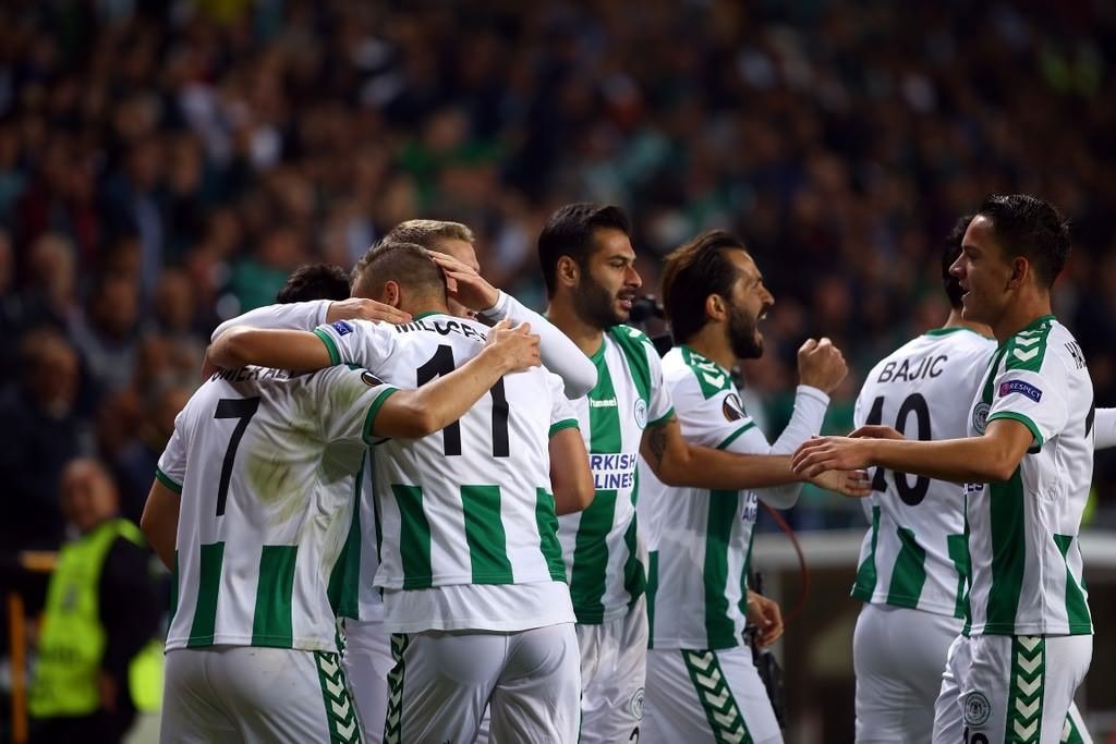 Atiker Konyaspor - Braga maçından kareler