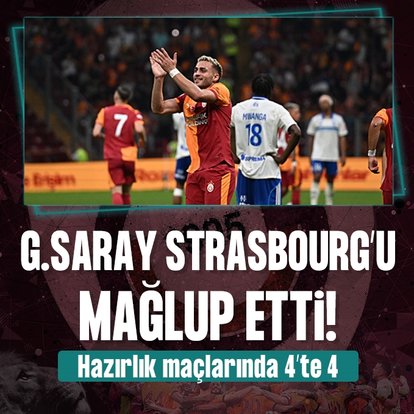 G.Saray hazırlık maçında galip!