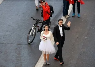 Aşkı koşuda yakaladılar