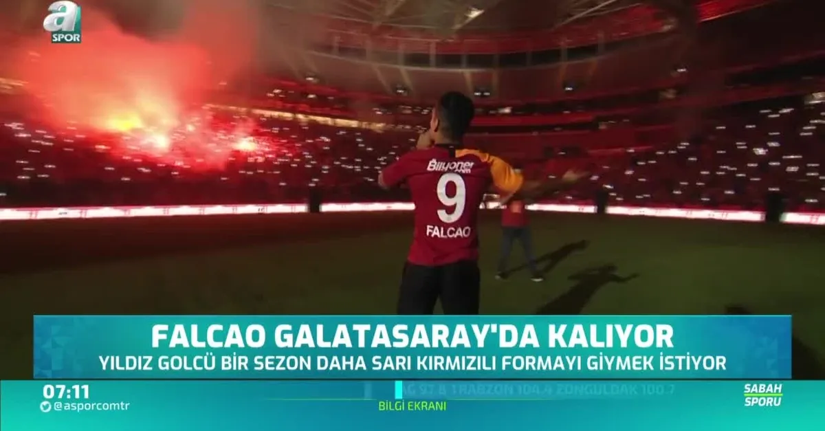 Falcao Galatasaray'da kalıyor