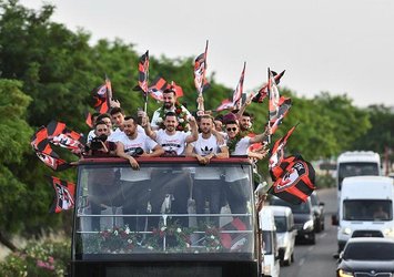 Gaziantep’te Süper Lig kutlaması