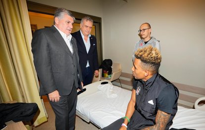 Beşiktaş Başkanı Serdal Adalı’dan Gedson Fernandes’e geçmiş olsun ziyareti!