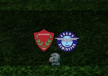 Hatayspor - A. Demirspor | CANLI