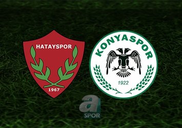 Hatayspor - Konyaspor maçı saat kaçta ve hangi kanalda?