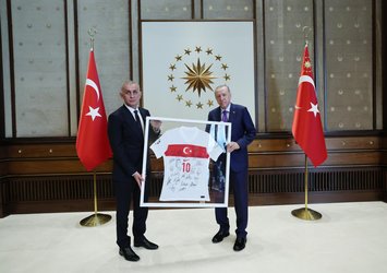 Başkan Erdoğan TFF heyetini kabul etti