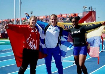 Milli ciritçi Münevver Hancı, bronz madalya kazandı