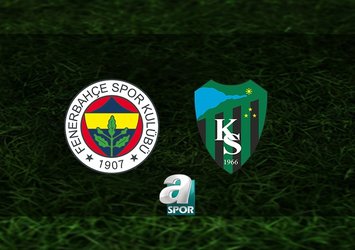Fenerbahçe - Kocaelispor maçı yayın bilgileri!