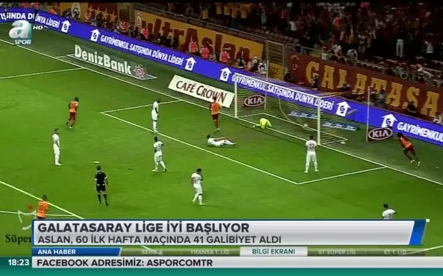 Galatasaray lige iyi başlıyor