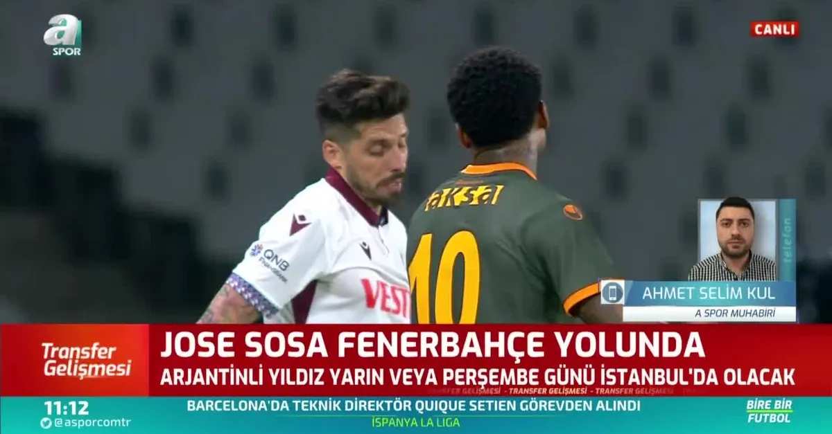 Jose Sosa Fenerbahçe yolunda