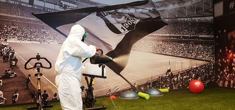 Vodafone Park'ta dezenfekte çalışması yapıldı