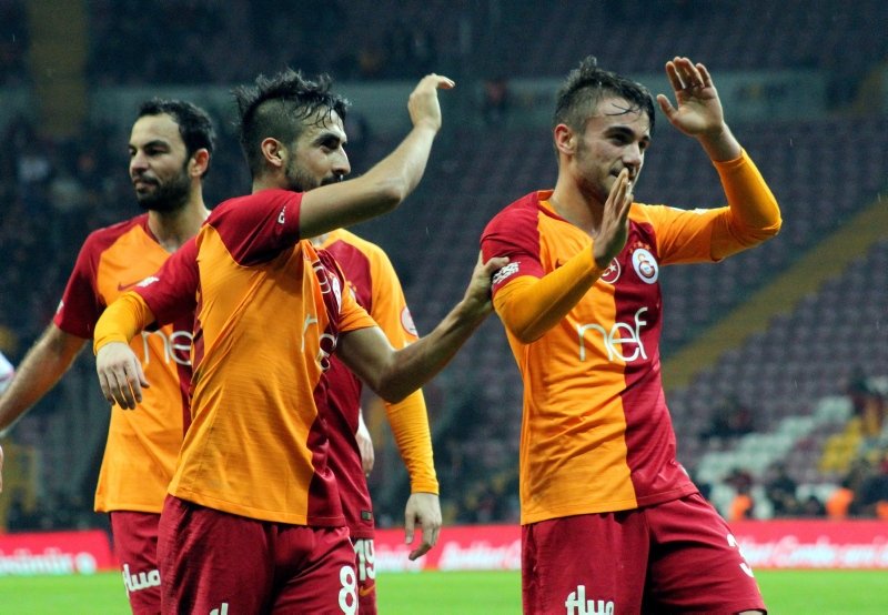 Galatasaray - Boluspor maçından kareler