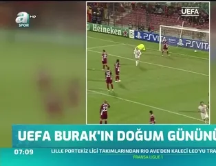 UEFA Burak Yılmaz'ın doğum gününü kutladı