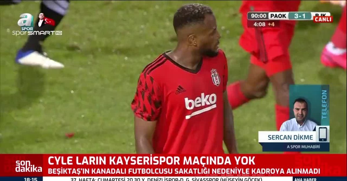 Larin Kayserispor maçında yok!