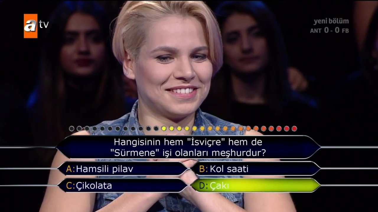 Kim Milyoner Olmak İster 796. bölüm soru ve cevapları | Futbol sorusu geceye damga vurdu