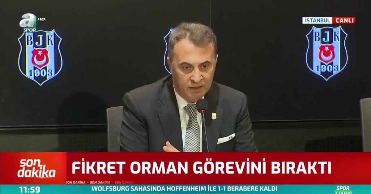 Fikret Orman istifa etti