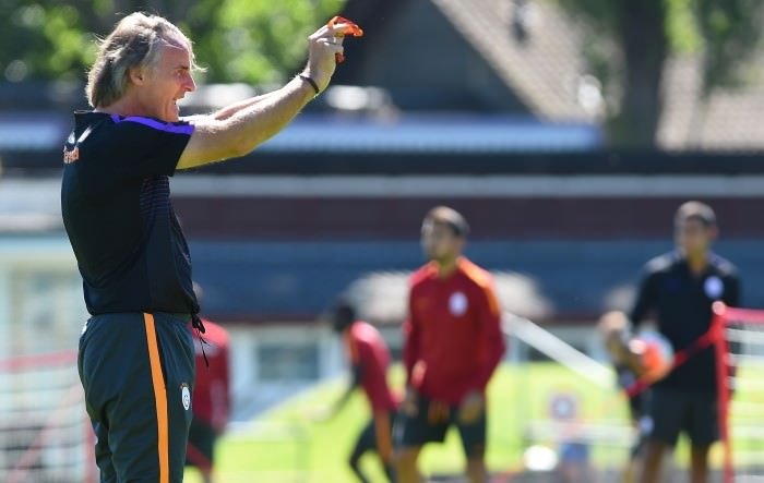 Galatasaray antrenmandan ilginç kareler