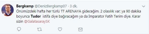 ’’Bizi daha fazla üzme Tudor, istifa et!’’