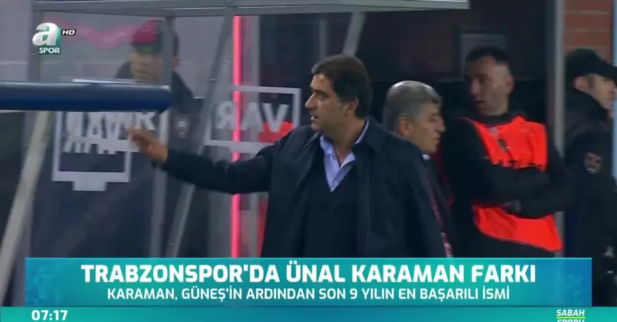 Trabzonspor'da Ünal Karaman farkı