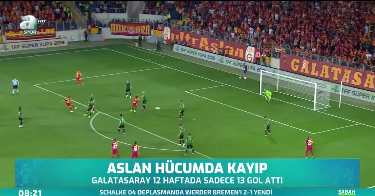 Galatasaray hücumda kayıp