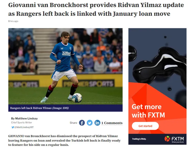 Rangers'ın hocası Van Bronckhorst açıkladı! Rıdvan Yılmaz takımdan ayrılacak mı? - 1