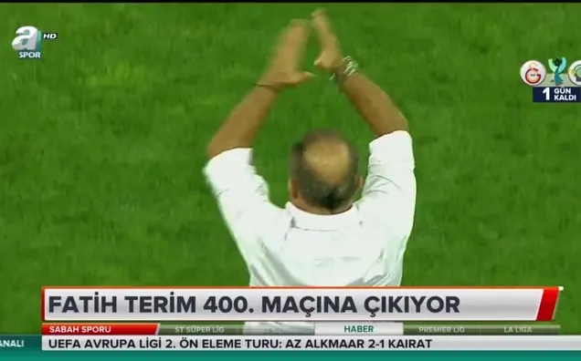 Fatih Terim 400. maçına çıkıyor