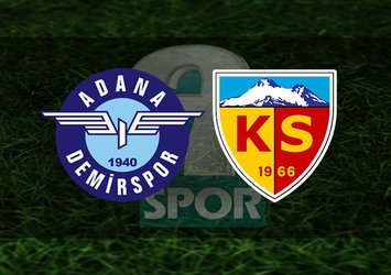 A. Demirspor - Kayserispor | CANLI