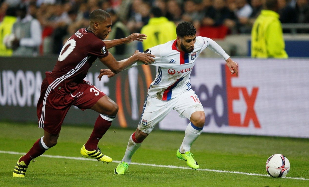 Olympique Lyon - Beşiktaş maçından kareler