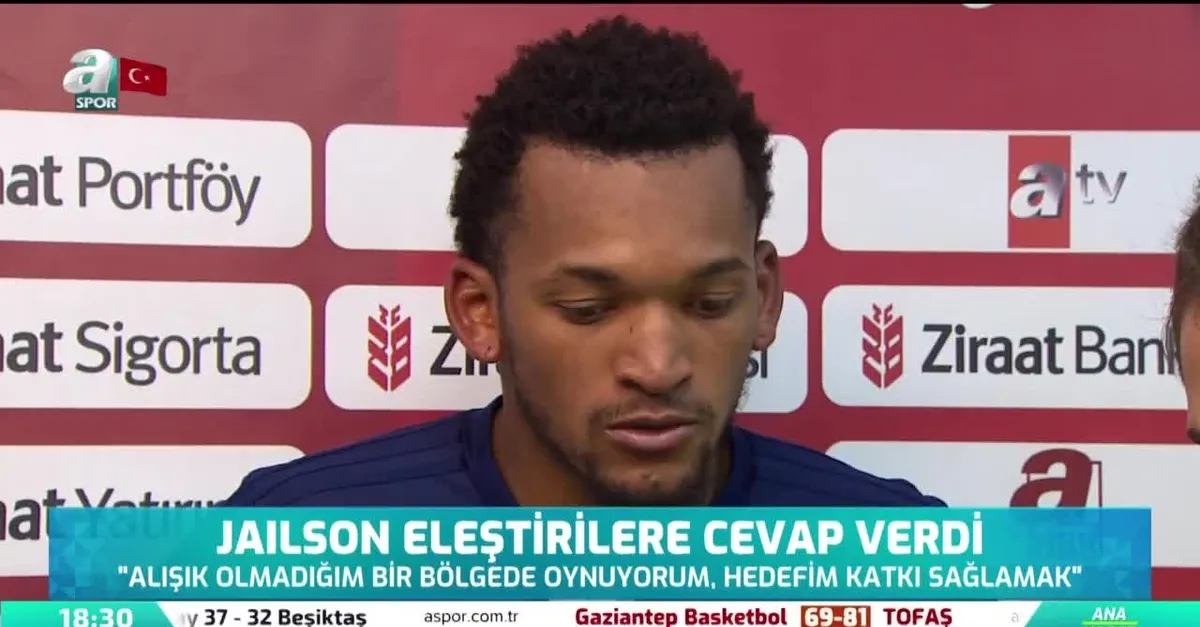 Jailson eleştirilere cevap verdi