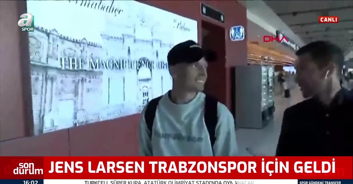 Trabzonspor’un yeni transferi Jens Stryger Larsen İstanbul’da!