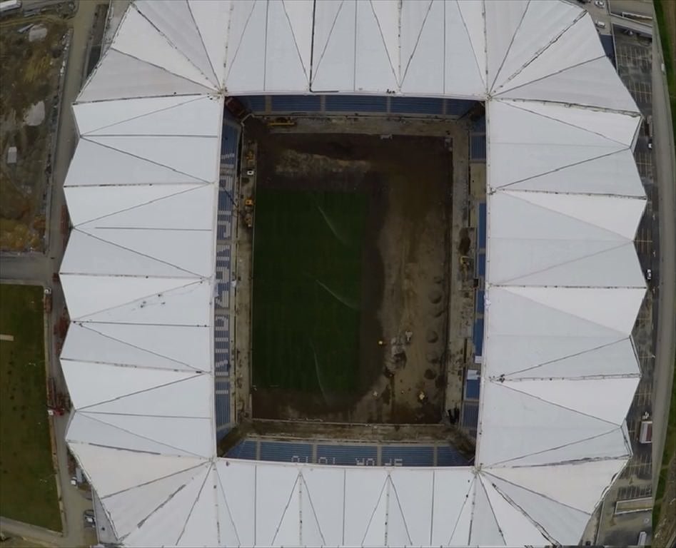 Trabzonspor’un yeni evi Akyazı Stadı tamamlanıyor