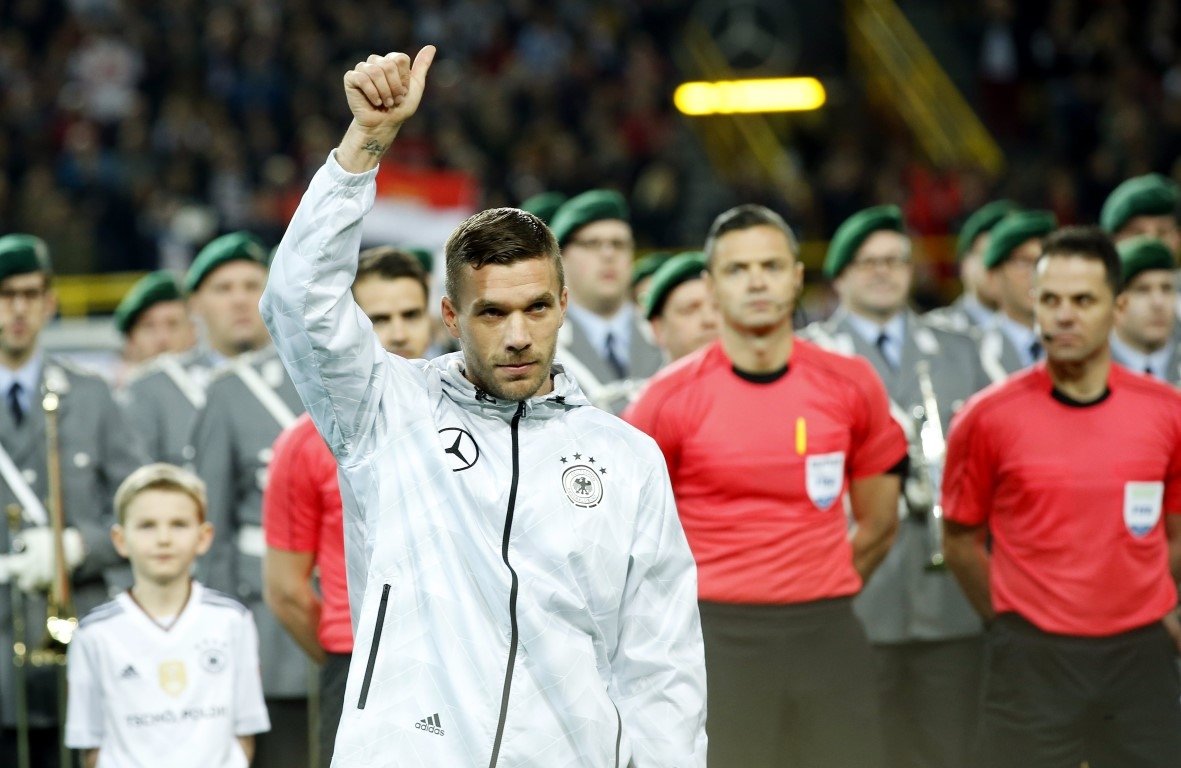 Podolski’ye muhteşem veda!