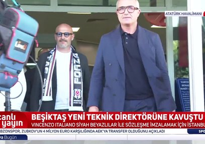 SON DAKİKA: Beşiktaş'ın anlaşmaya vardığı Vincenzo Italiano İstanbul'a geldi! İşte o anlar
