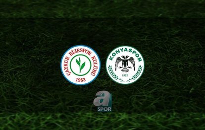 Rizespor - Konyaspor maçı | CANLI