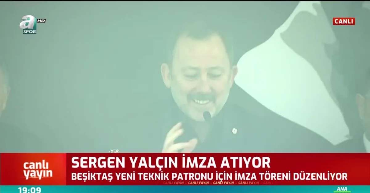 Beşiktaş'ta Sergen Yalçın imzayı attı