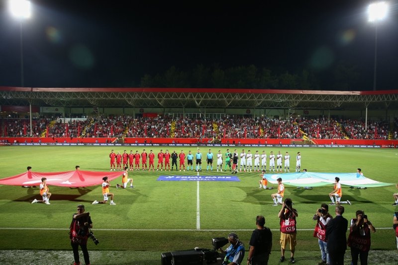 Türkiye - Özbekistan maçından kareler...