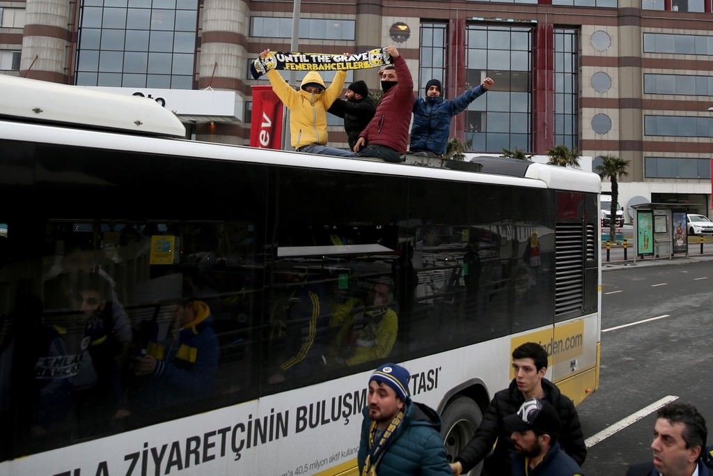 Fenerbahçe taraftarı Vodafone Arena’da