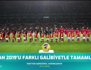 Aslan 2019'u farklı galibiyetle tamamladı