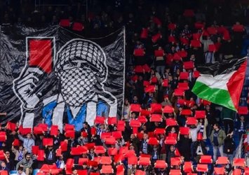 İspanyol taraftarlar İsrail'e kırmızı kart gösterdi!