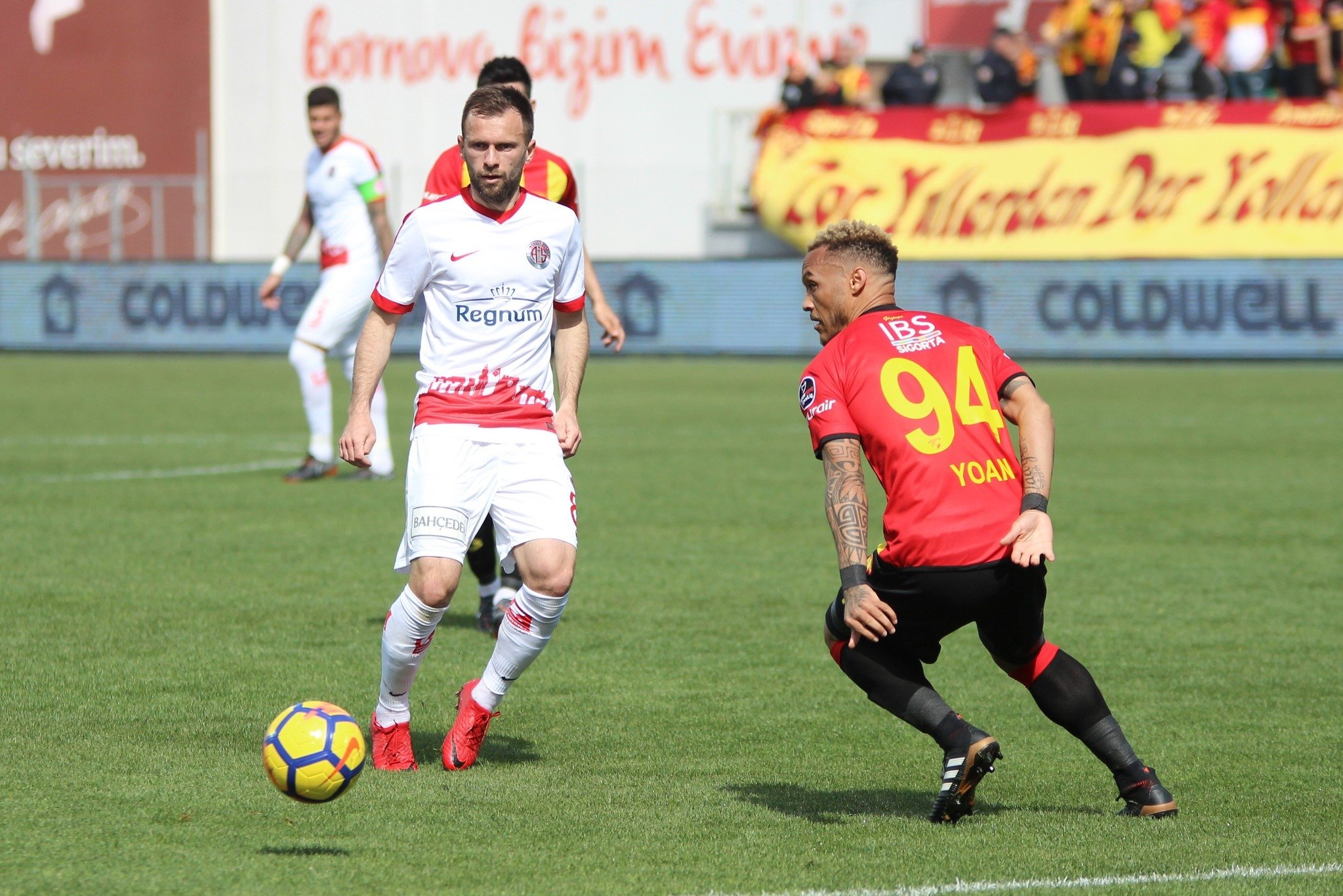 Göztepe - Antalyaspor maçından kareler!
