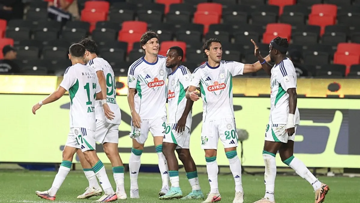 Gaziantep'te kazanan Çaykur Rizespor!