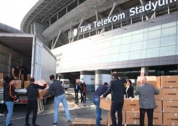 Galatasaray'dan depremzedelere yardım