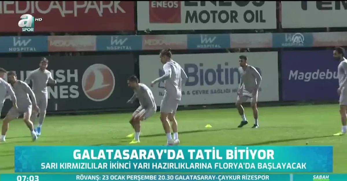 Galatasaray'da tatil bitiyor
