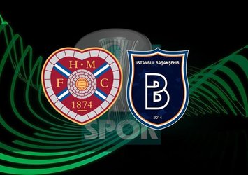 Hearts - Başakşehir | İlk 11'ler belli oldu