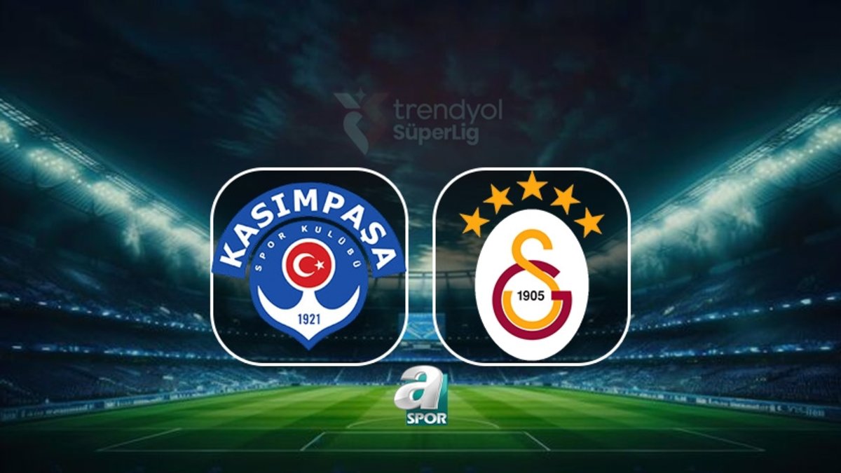Kasımpaşa - Galatasaray maçı saat kaçta, hangi kanalda?