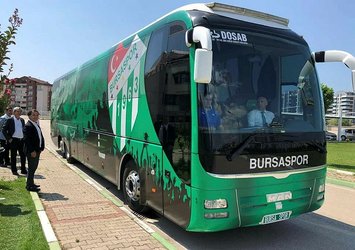 Bursaspor'un takım otobüsü geri alındı