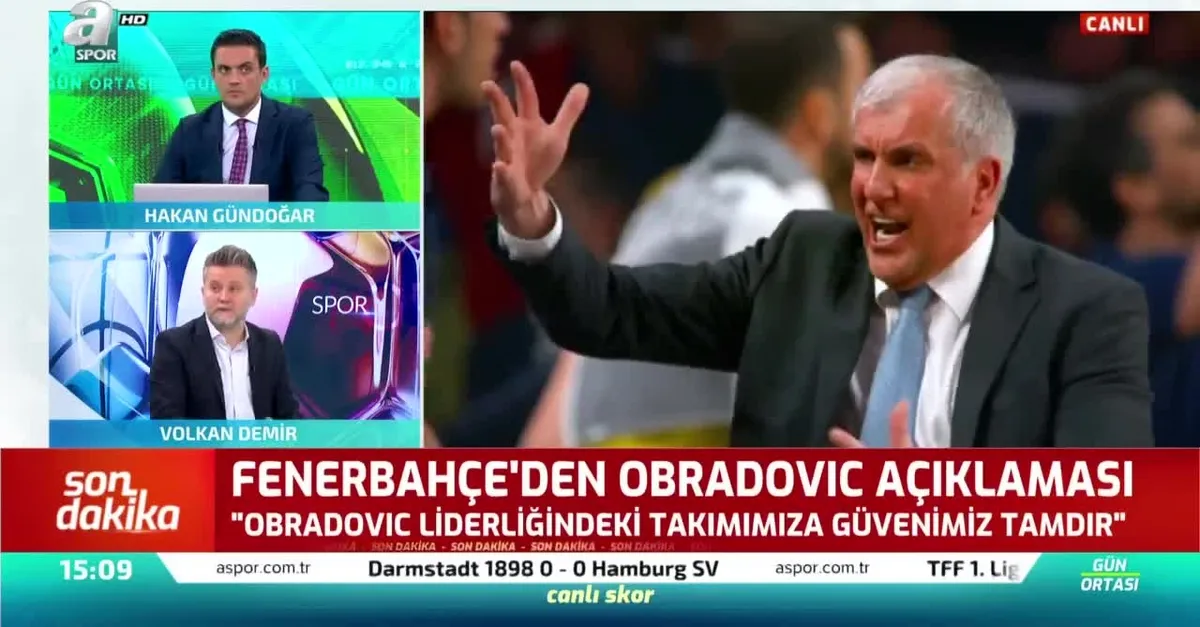 Volkan Demir: Obradovic ile devam edilmeli