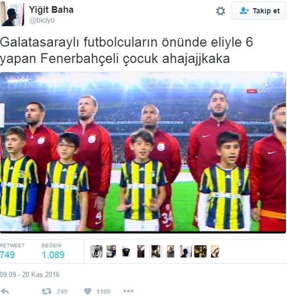 Seremonide ’6’ işareti!