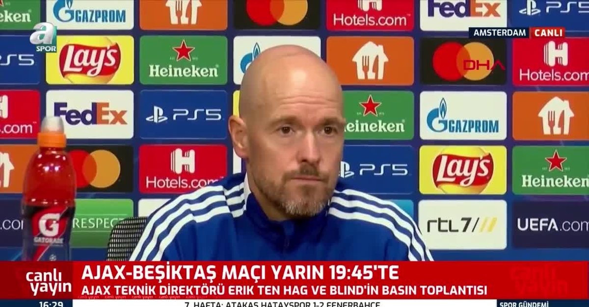 Erik ten Hag'dan Beşiktaş yorumu! 'Çekindiğim tek oyuncu...'